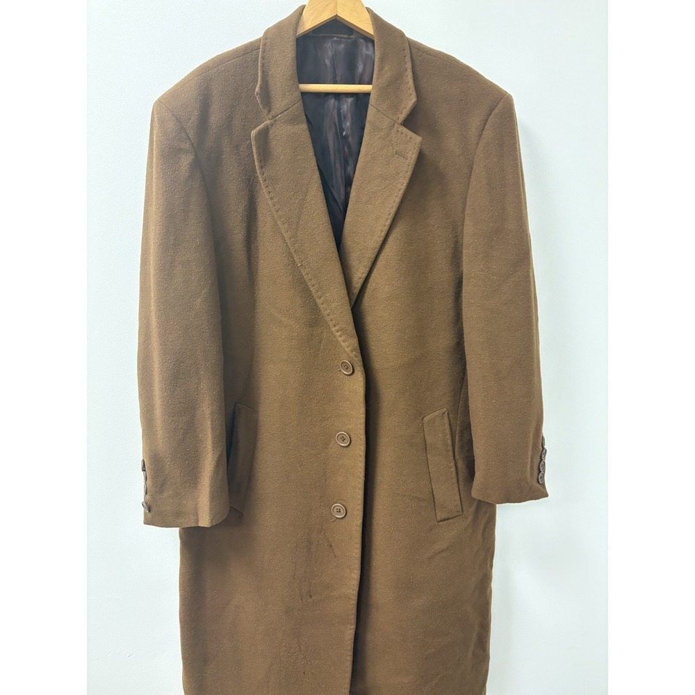 VTG Midnight Velvet Trench Coat w/ Shoulder Pads Y2K Punk Rock Glam Grunge Sz 3X
